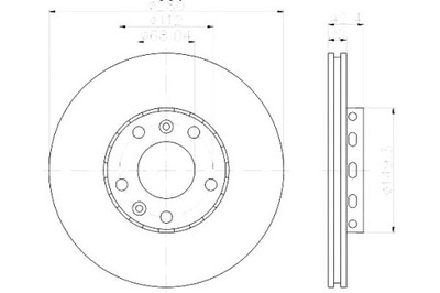 PAGID DISCOS DE FRENADO HELLA PAGID 4E0615601J 4E06  