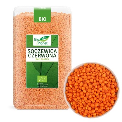 BIO PLANET SOCZEWICA CZERWONA BIO EKOLOGICZNA 1kg