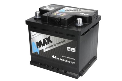 Акумулятор 4max ecoline 44ah 360a p+ bat44/360r/4max фото №1