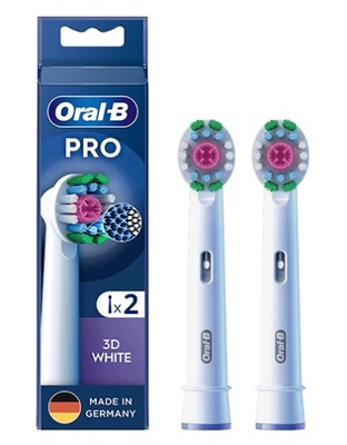 Oryginalne Końcówki Braun Oral-B 3D White - 2 szt