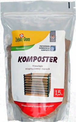 Komposter 1,5kg przyspiesza fermentację