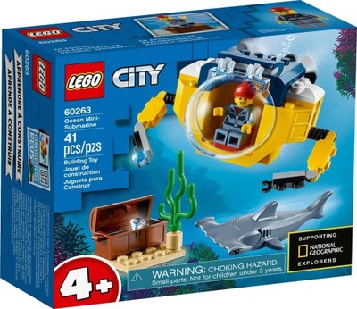 LEGO 60263 City Oceaniczna miniłódź podwodna