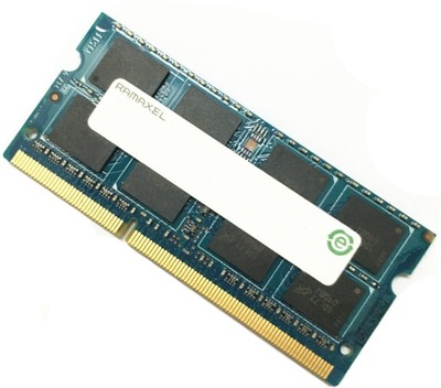 PAMIĘĆ 4GB DDR3 SO-DIMM PC3 12800 1600MHz RAMAXEL