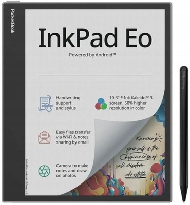 Czytnik Ebook PocketBook Inkpad Eo 10,3" Android 64GB + Rysik