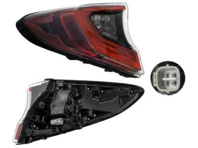 Toyota c-hr 2016- лампа задняя левая 81560f4030 фото №1