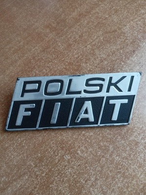 Emblemat znaczek POLSKI FIAT Maluch 126p ORYGINAŁ