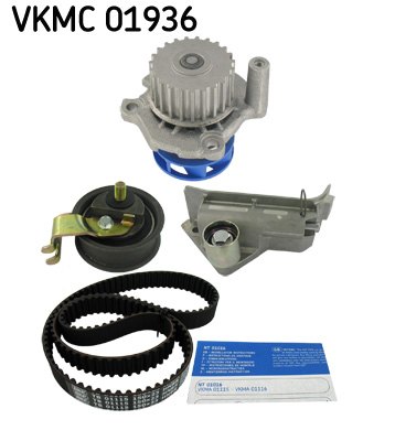 SET VALVE CONTROL SYSTEM (Z PASKIEM) + PUMP WATER AUDI  