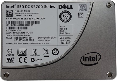 Dell 100GB SSD SATA 6G 2.5 WI R0KXM