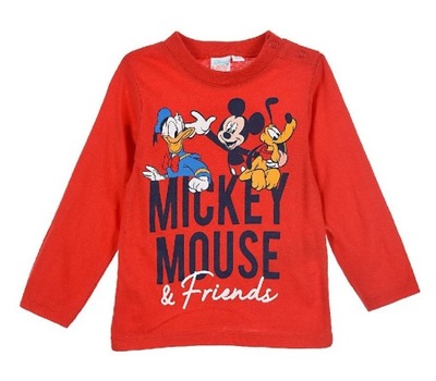 Czerwona bluzka niemowlęca Myszka Mickey Disney 86