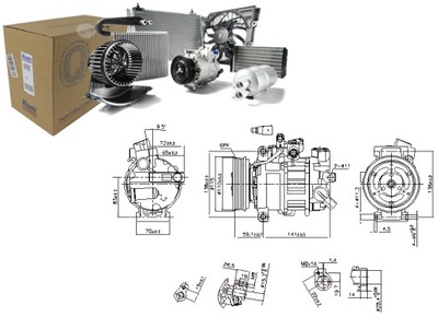 COMPRESOR DE ACONDICIONADOR AUDI A4 ALLROAD B8 A4 B8 A5 Q5 2.0D  