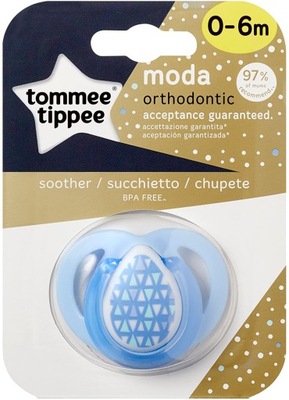 Tommee Tippee Smoczek uspokajający MODA BOY 0-6m