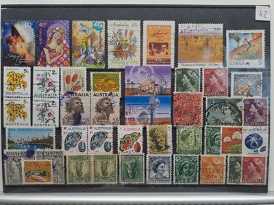 Australia zestaw znaczków ( 42 )