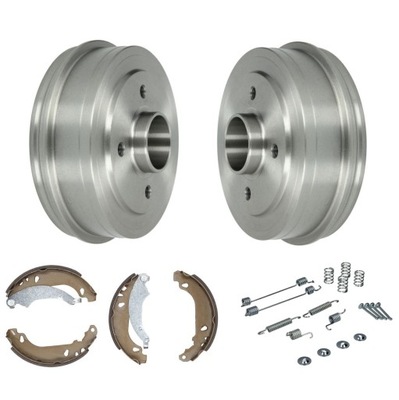 Гальмівні барабани гальмівні колодки dacia logan clio ii -abs 180mm фото №1