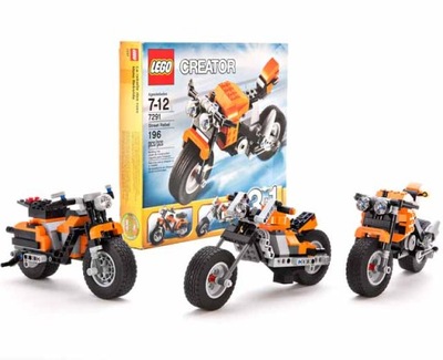 LEGO CREATOR 7291 MOTOCYKL