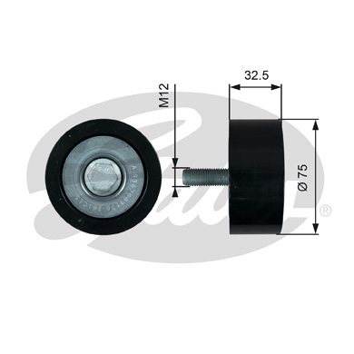 ROLLO PROPULSOR CORREA MULTICOSTAL GATES T36741  