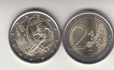 Wlochy 2006 -2 euro okolicz. Igrzyska Olimpijskie