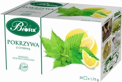 Bifix Herbata Ziołowa Pokrzywa z Cytryną 20 torebek