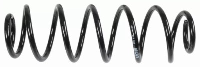 Пружина. задній підвіски/ audi a3 96-03 фото №1