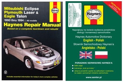 Mitsubishi Eclipse Plymouth Laser Eagle Talon (1990-1994) instr +GRATIS 24h