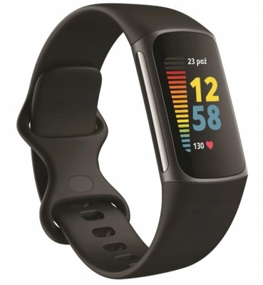 USZKODZONY Smartwatch Fitbit Charge 5 czarny X7A145