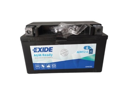 BATERÍA EXIDE AGM 6AH/90A YTX7A-BS SUBSTITUTO YUASA VARTA  