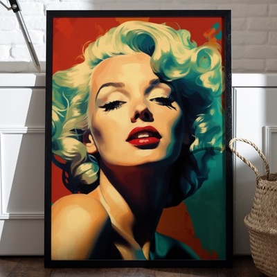 Vintage Plakat A3 Marilyn Monroe