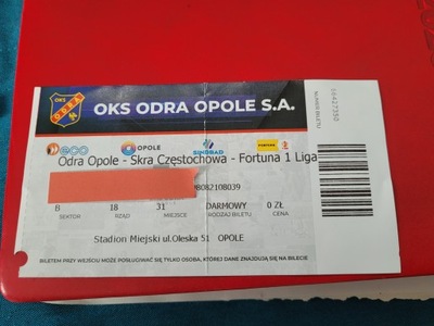 bilet Odra Opole - Skra Częstochowa