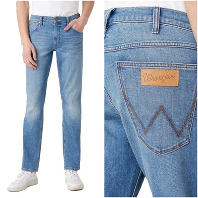 WRANGLER GREENSBORO MĘSKIE SPODNIE JEANSY W36 L36