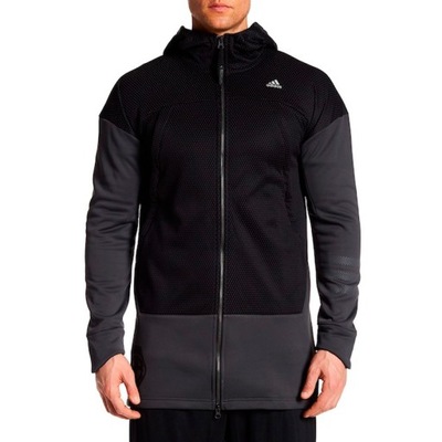 Adidas bluza męska sportowa czarna z kapturem Hoodie XA8407 M
