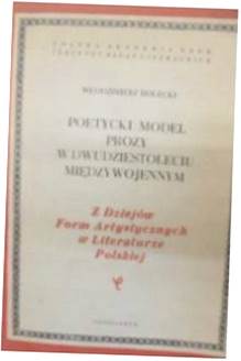 Poetycki model prozy w -