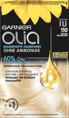 Garnier Olia farba chłodny popielaty blond 110