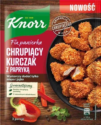 FIX KNORR PANIERKA CHRUPIĄCY KURCZAK Z PAPRYKĄ