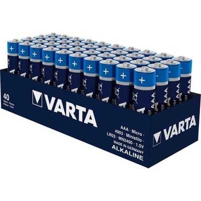 Bateria AAA R03 Varta Longlife Power LR03 40 szt.