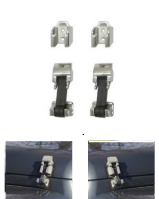 Замки крюки капот jeep wrangler 2008 - 2011 фото №1