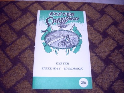 Handbook Exeter Speedway 1962