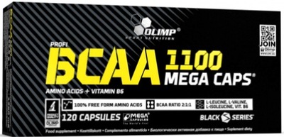OLIMP BCAA 1100 mega caps aminokwasy 120 kapsułek