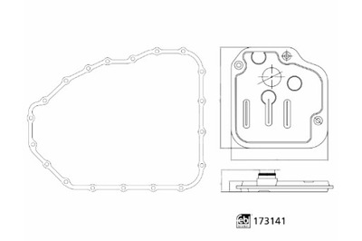 FEBI BILSTEIN FILTRAS HIDRAULIKOS DĖŽĖS PAVARŲ HYUNDAI ACCENT III 