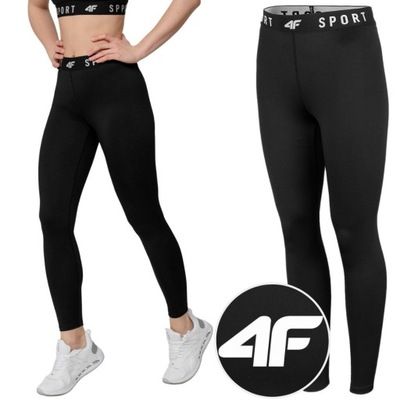 SPODNIE LEGGINSY 4F DAMSKIE SPORTOWE TRENINGOWE