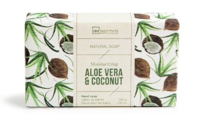 IDC NATURAL SOAP MYDLO V KOCKE ALOE VERA & COCONUT 200g