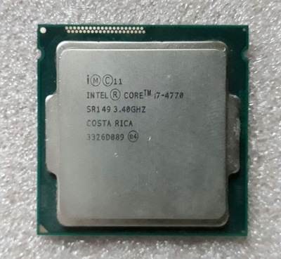 Intel Core I7 4770 4x3,9 GHz!