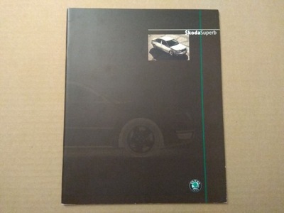 Prospekt - SKODA SUPERB - J. POLSKI - 2002 r