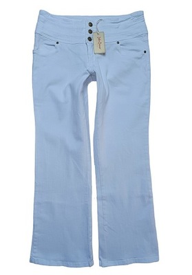 A6680 JOHN BANER spodnie jeansy damskie białe 42