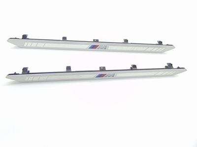 Молдинг поріг ліва права перед bmw x5 g05 m led фото №1