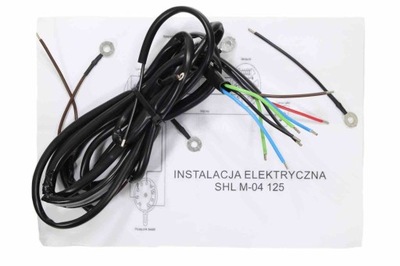 INSTALACJA ELEKTRINĖ SHL M04 125 JUODA ML 