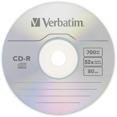 Płyty CD-R Verbatim 700MB 10szt koperty gratis !!!