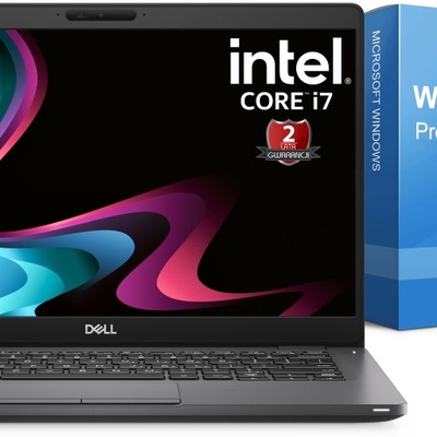 Laptop Dell Prestiżowy ULTRABOOK Latitude 5300 |Laptop OFFICE 13,3 " Intel Core i7 64 GB / 2048 GB szary