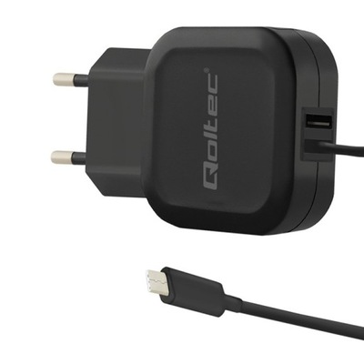 Qoltec Ładowarka sieciowa 5V 3.4A 17W USB + USB C