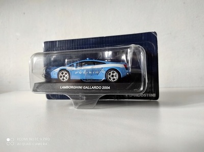 Lamborghini Gallardo 2004 Police DeAgostini 1:43