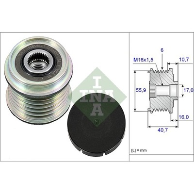 GENERADOR - EMBRAGUE JEDNOKIERUNKOWE INA 535 0028 10  