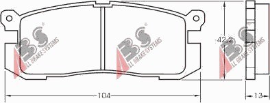 ZAPATAS DE FRENADO MAZDA 626 87-92 PARTE TRASERA  